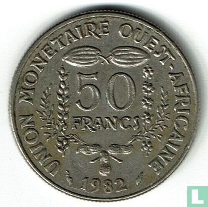 États d'Afrique de l'Ouest 50 francs 1982 "FAO" - Image 1