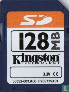 Kingston SD Card 128 Mb - Afbeelding 1