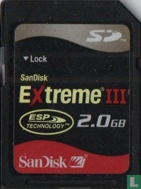 SanDisk Extreme III SD Card 2 Gb - Image 1