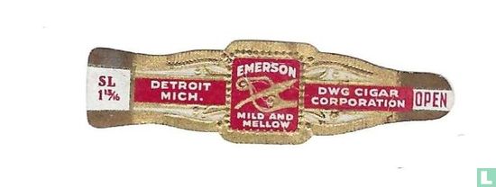 Emerson Mild and Mellow - Detroit Mich. - D.W.G. Cigar Corpration.  - Image 1