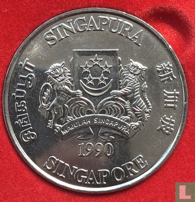 Singapore 10 dollars 1990 "Year of the Horse" - Afbeelding 1
