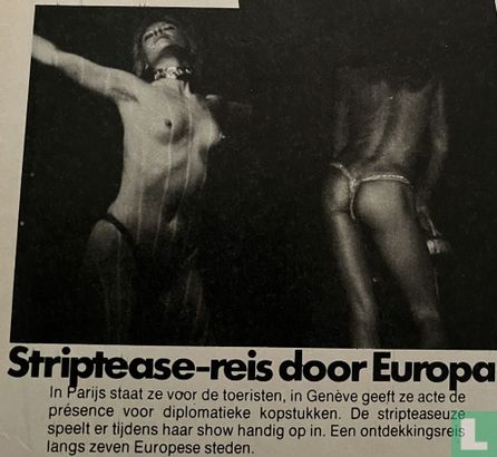 Striptease-reis door Europa