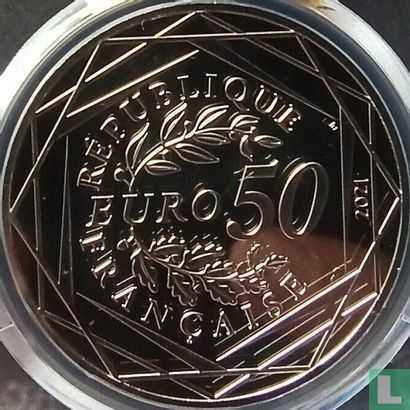 France 50 euro 2021 "Harry Potter - Hogwarts castle" - Image 1