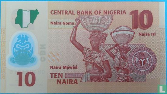Nigeria 10 Naira  - Afbeelding 2