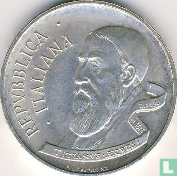 Italien 500 Lire 1990 "500th anniversary Birth of Tiziano Vecellio" - Bild 2