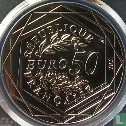 France 50 euro 2021 "Harry Potter - The four Houses" - Image 1