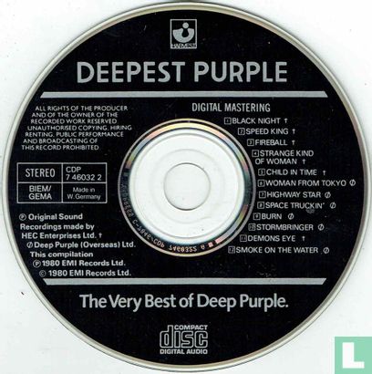 Deepest Purple: The Very Best Of Deep Purple - Afbeelding 3