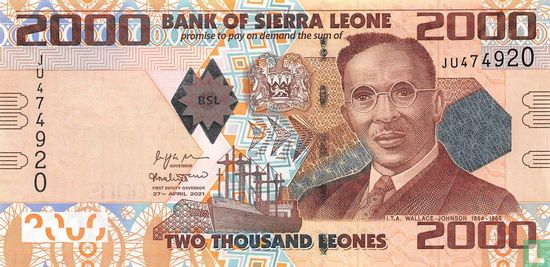 Sierra Leone 2000 Leones  - Image 1