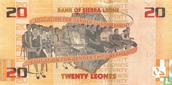 Sierra Leone 20 Leones 2022  - Afbeelding 2