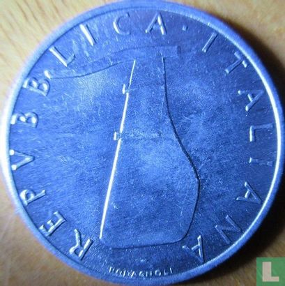 Italien 5 Lire 1991 - Bild 2