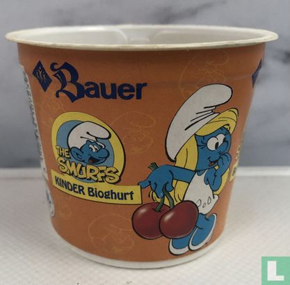 Smurfin en Papasmurf potje yoghurt - Image 2