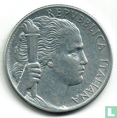 Italien 5 Lire 1950 - Bild 2