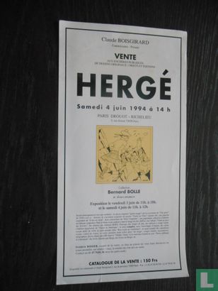 Vente HERGE - Image 1