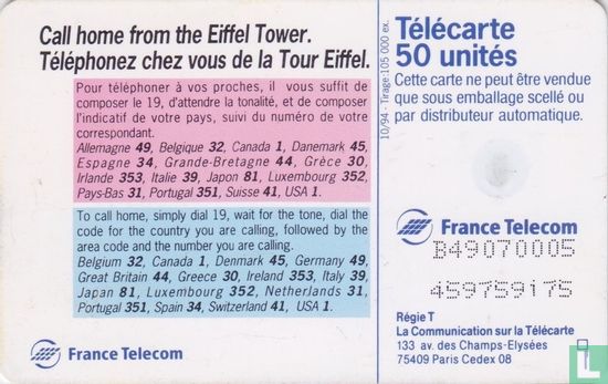 Call home from the Eiffel Tower - Afbeelding 2