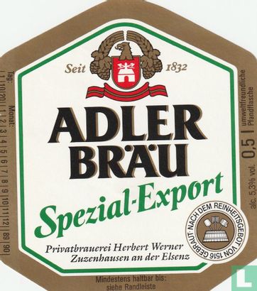 Adlerbräu Spezial-Export