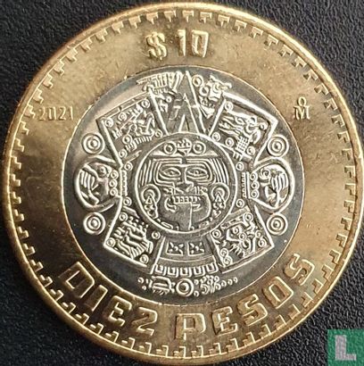Mexique 10 pesos 2021 - Image 1