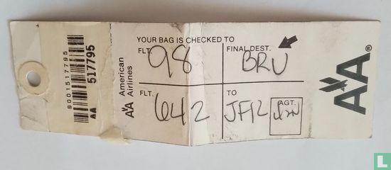 Your bag is checked to - Image 1