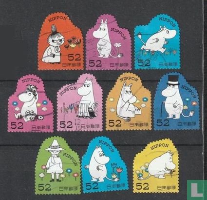 Greeting stamps Moomin