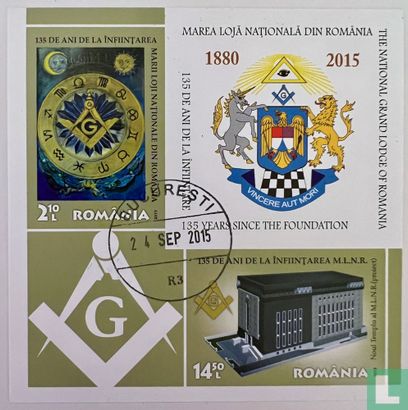 De 135e verjaardag van de Nationale Grootloge van Roemenië