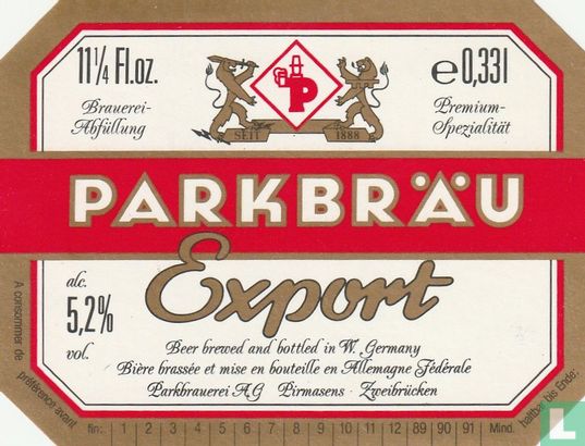 Parkbräu Export