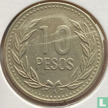 Colombia 10 pesos 1993 (type 1) - Image 2