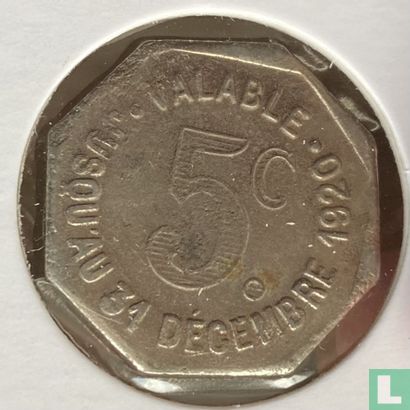 Albi 5 centimes 1920 - Image 1