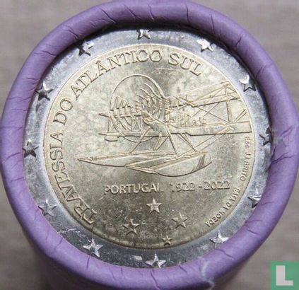Portugal 2 Euro 2022 (Rolle) "Centenary First crossing of the South Atlantic by plane" - Bild 1