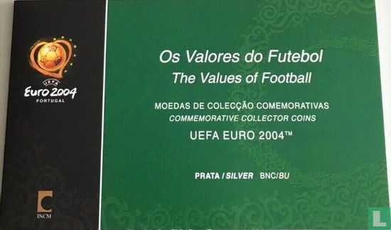 Portugal mint set 2004 "European Football Championship in Portugal - The values of football" - Image 1