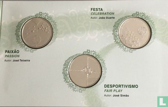 Portugal mint set 2004 "European Football Championship in Portugal - The values of football" - Image 3