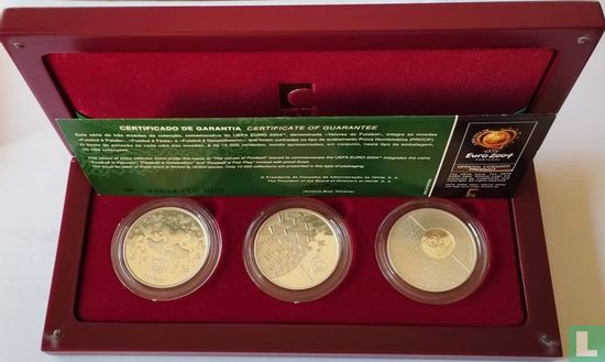 Portugal mint set 2004 (PROOF) "European Football Championship in Portugal - The values of football" - Image 1