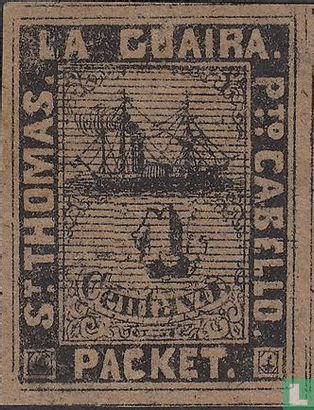 Ship Mail First Centavo Issue