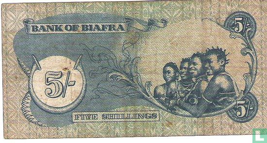 Biafra 5 shillings - Afbeelding 2