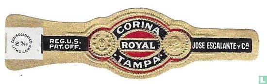 Corina Royal Tampa - Jose Escalante y Cª - Reg.U.S. Pat.Off. - Afbeelding 1