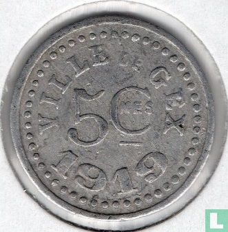 Gex 5 centimes 1919 - Afbeelding 1