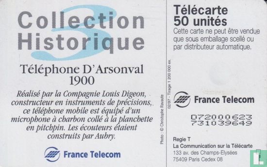 Téléphone D'Arsonval - Bild 2
