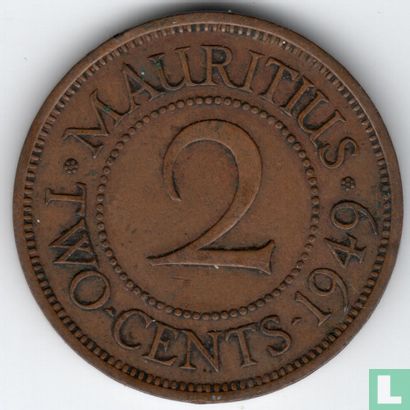Mauritius 2 cent 1949 - Afbeelding 1
