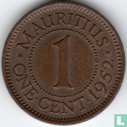 Maurice 1 cent 1952 - Image 1