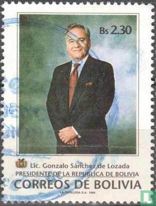 President Gonzalo Sánchez de Lozada