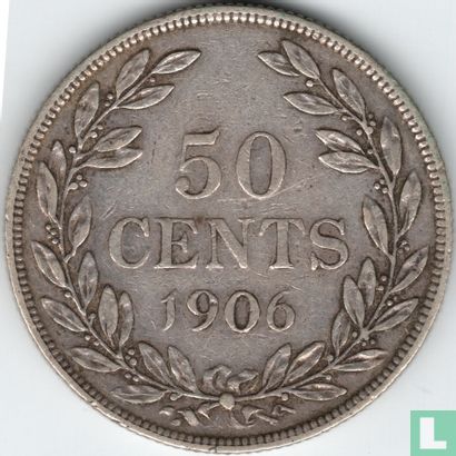 Libéria 50 cents 1906 - Image 1
