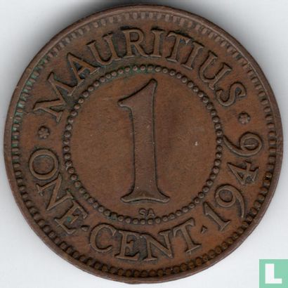 Mauritius 1 cent 1946 - Afbeelding 1