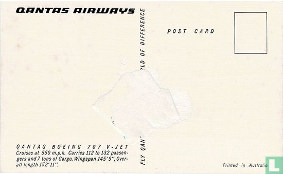 Qantas - Boeing 707  - Image 2