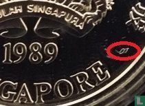Singapore 10 dollars 1989 (PROOF) "Year of the Snake" - Afbeelding 3