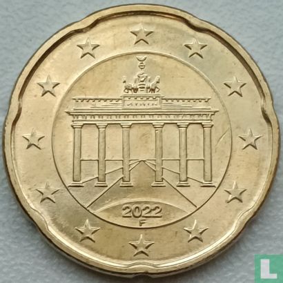 Deutschland 20 Cent 2022 (F) - Bild 1