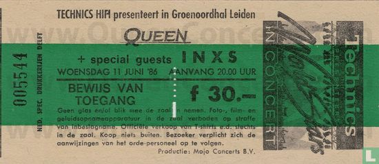 19860611 Queen + special guest INXS