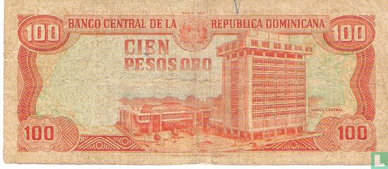 Dominicaanse Republiek 100 Pesos Oro - Afbeelding 2