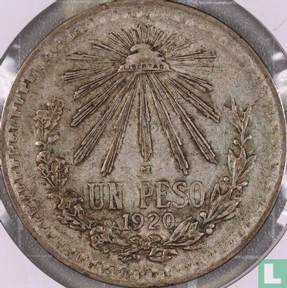 Mexico 1 peso 1920 - Afbeelding 1