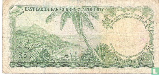 Eastern Caribbean States 5 Dollars - Image 2