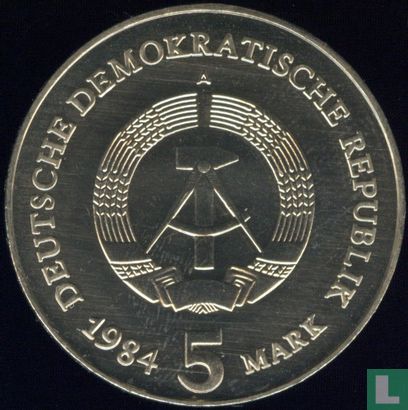 DDR 5 Mark 1984 "Berlin capital of the GDR" - Bild 1