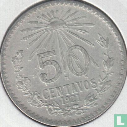Mexico 50 centavos 1921 - Afbeelding 1