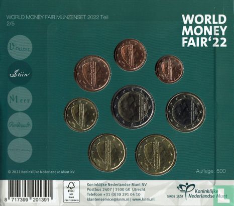 Nederland jaarset 2022 "World Money Fair of Berlin - Jan Steen" - Afbeelding 2